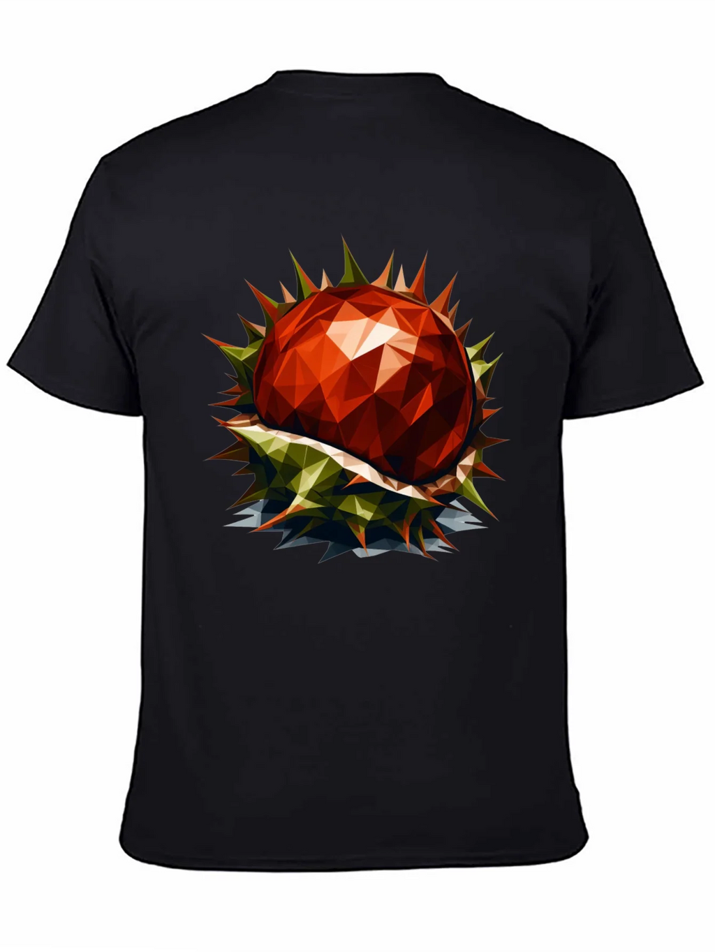 Geometric Chestnut Graphic T-Shirt product image 2