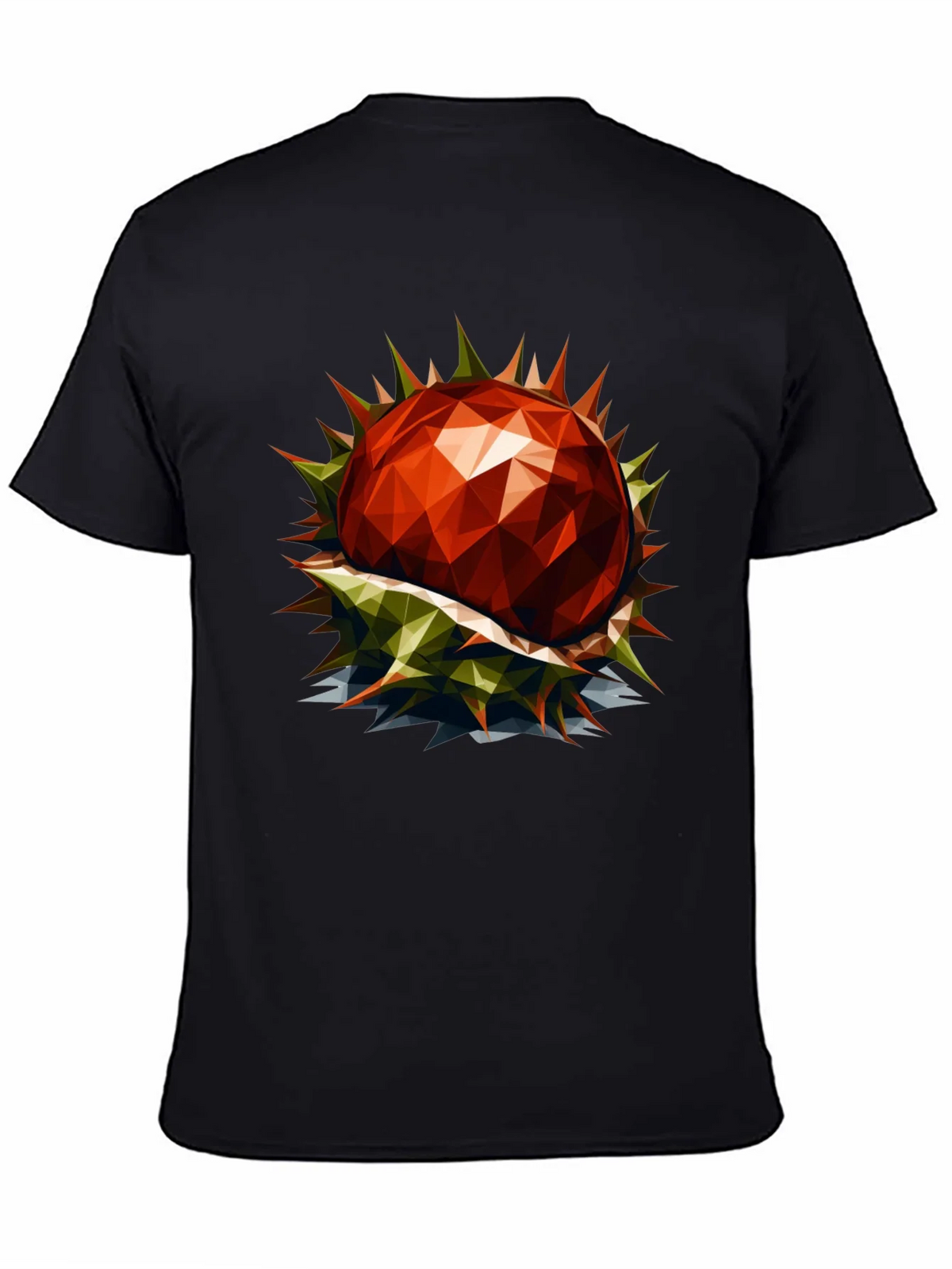 Geometric Chestnut Graphic T-Shirt product image 2