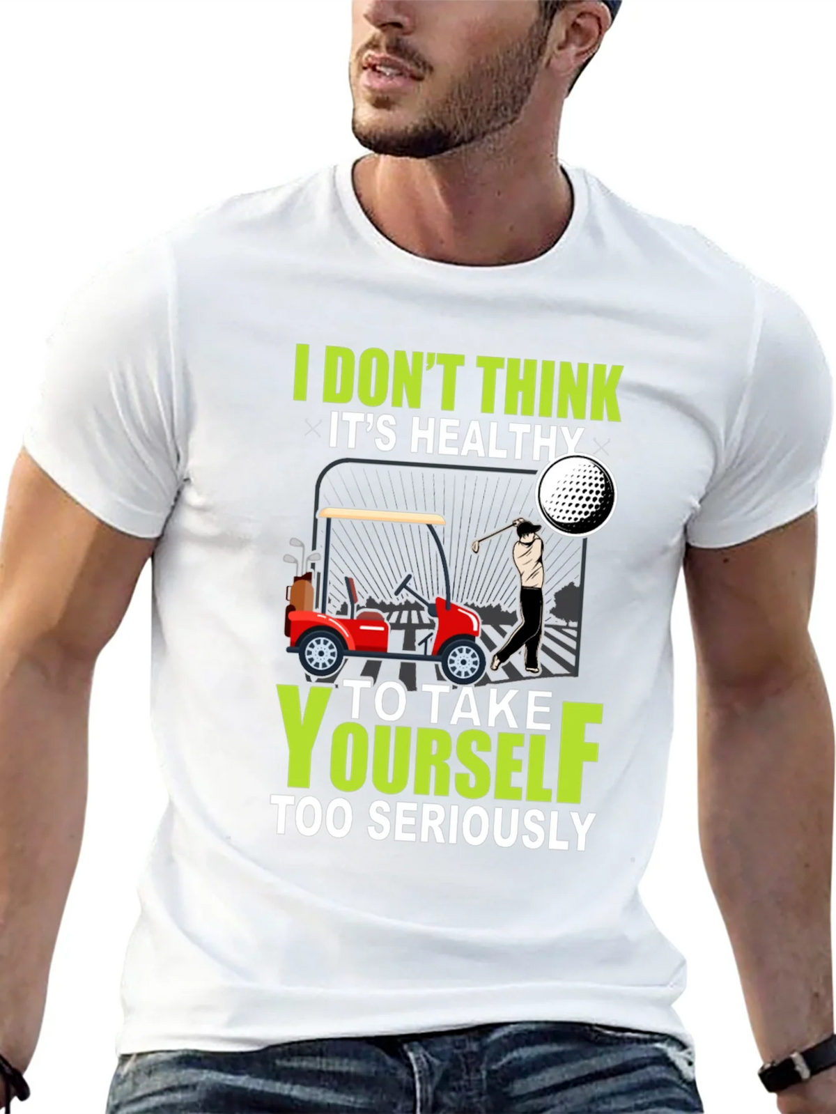 Golf Humor T-Shirt - Dont Take Yourself Too Seriously product image 10