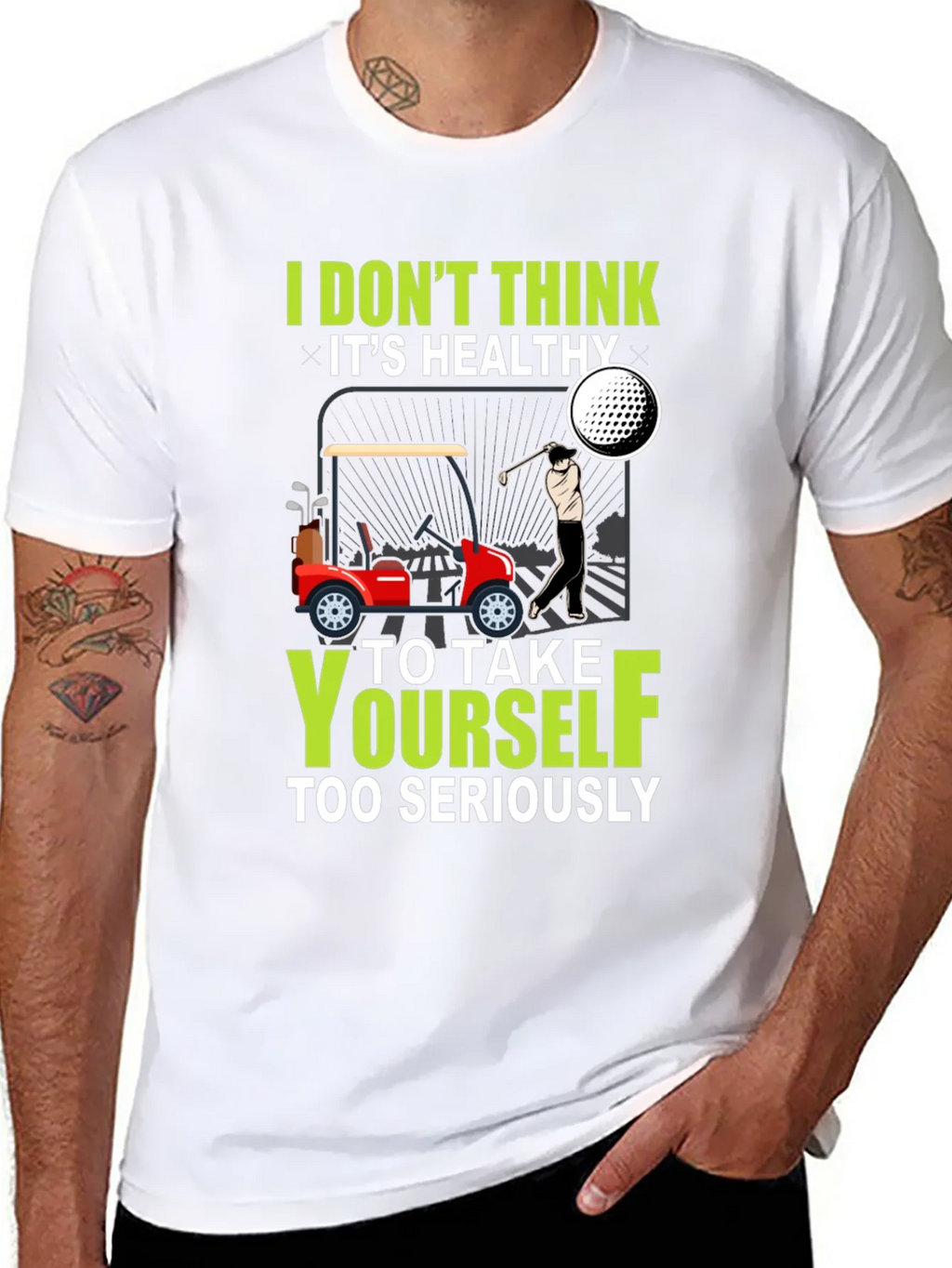 Golf Humor T-Shirt - Dont Take Yourself Too Seriously product image 6