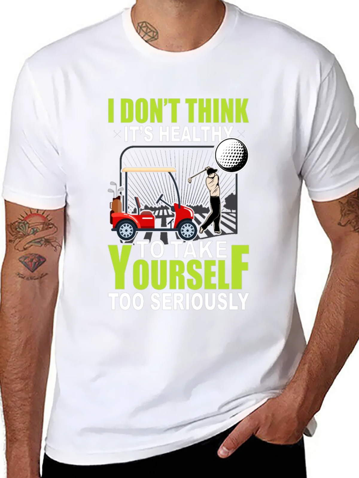 Golf Humor T-Shirt - Dont Take Yourself Too Seriously product image 6