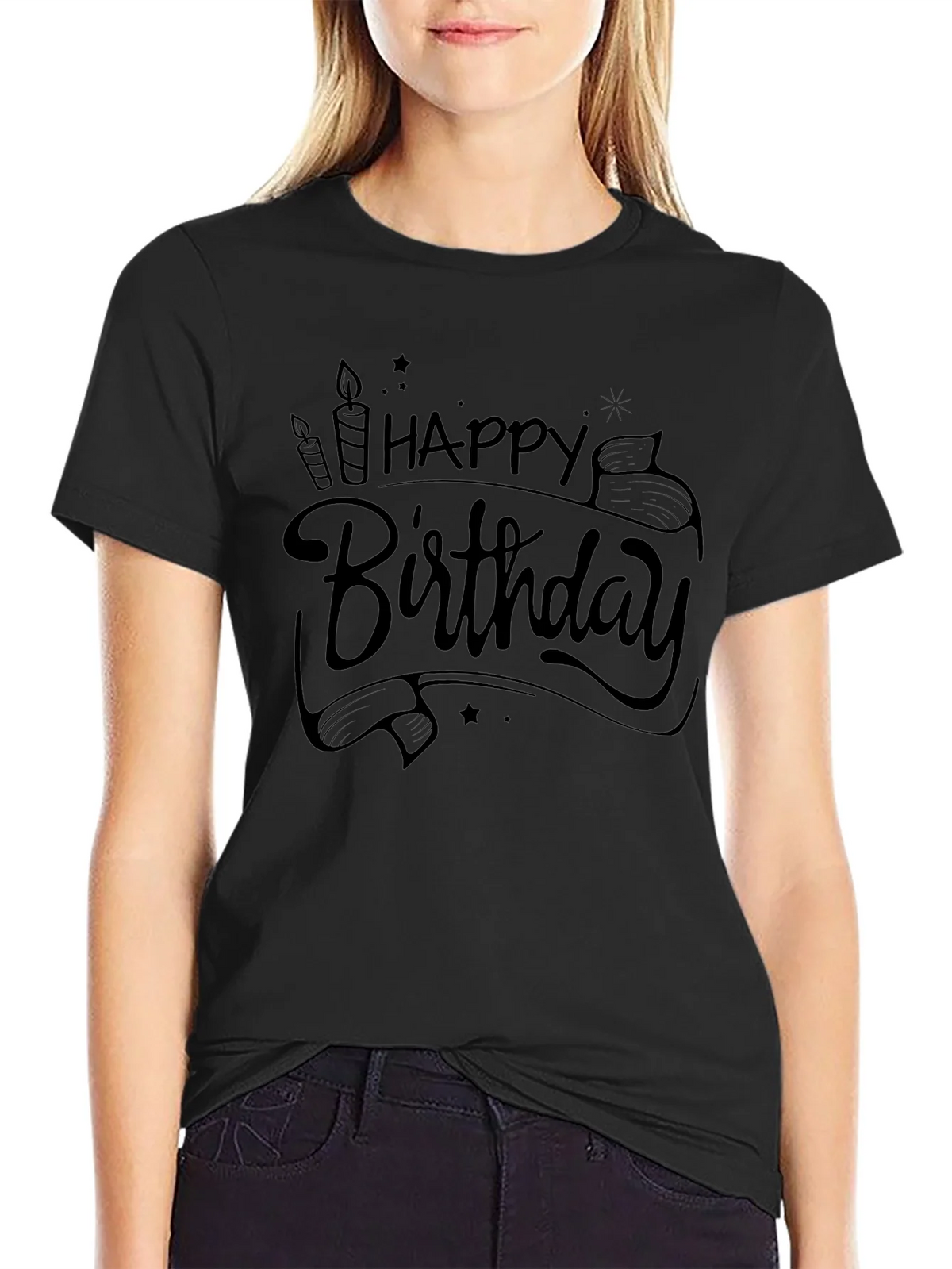 Happy Birthday Graphic T-Shirt | Soft Cotton Tee product image 2