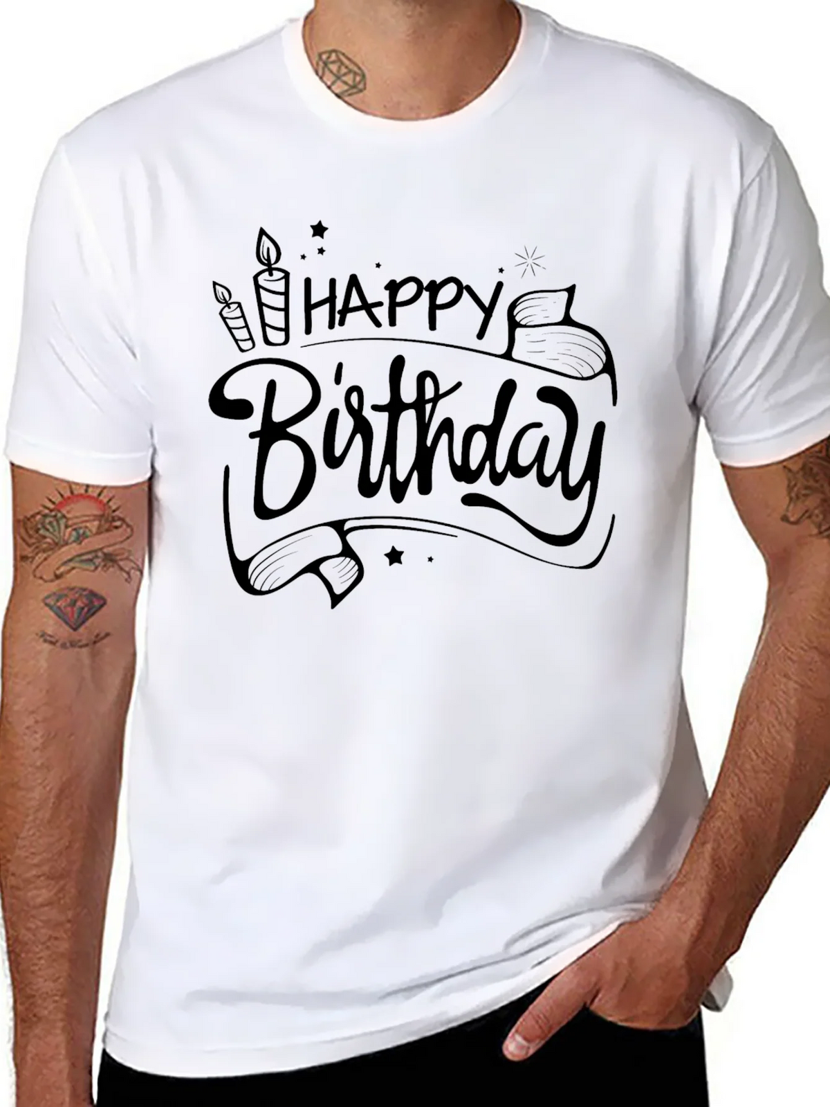 Happy Birthday Graphic T-Shirt | Soft Cotton Tee product image 7