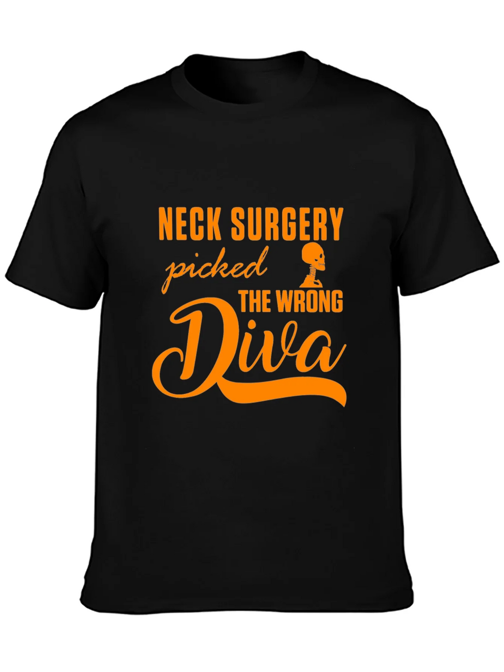 Neck Surgery Picked The Wrong Diva T-Shirt product image 2