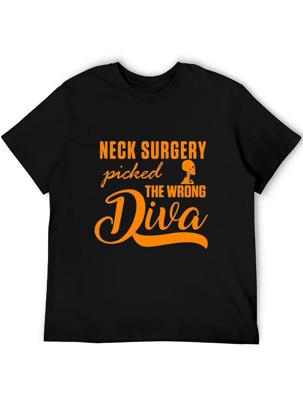 Neck Surgery Picked The Wrong Diva T-Shirt product image 4
