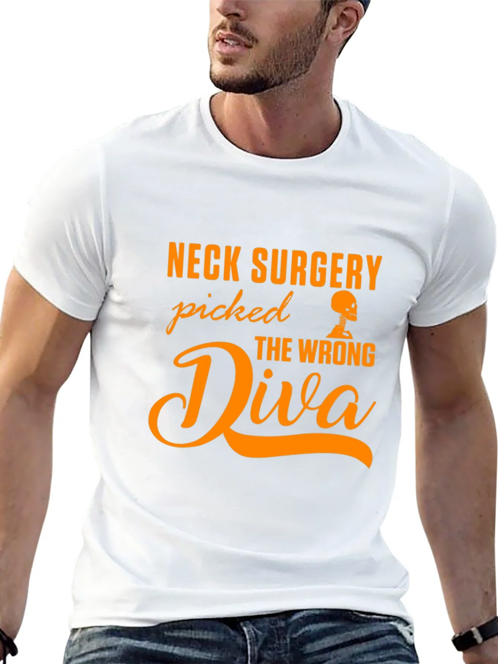 Neck Surgery Picked The Wrong Diva T-Shirt product image 7