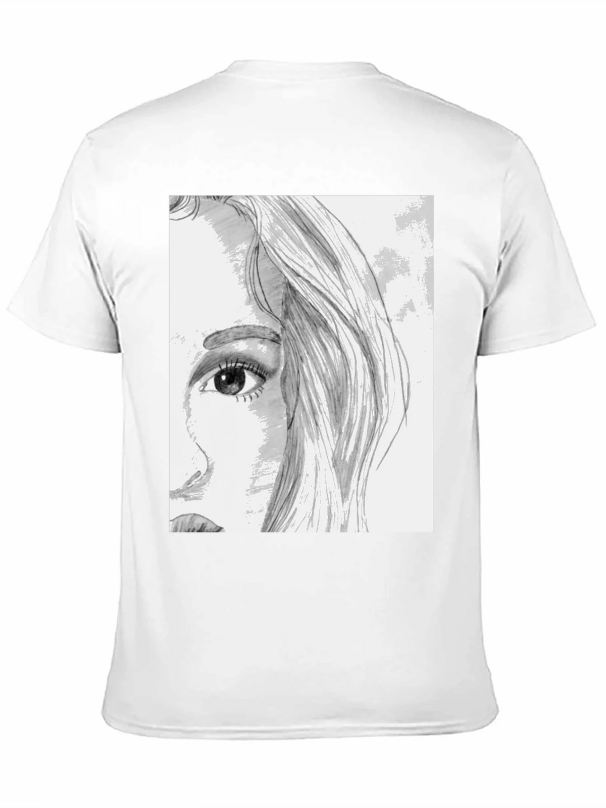 Artistic Portrait Graphic Tee - Unisex Black T-Shirt product image 10