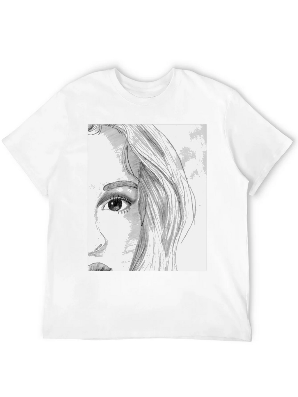 Artistic Portrait Graphic Tee - Unisex Black T-Shirt product image 11