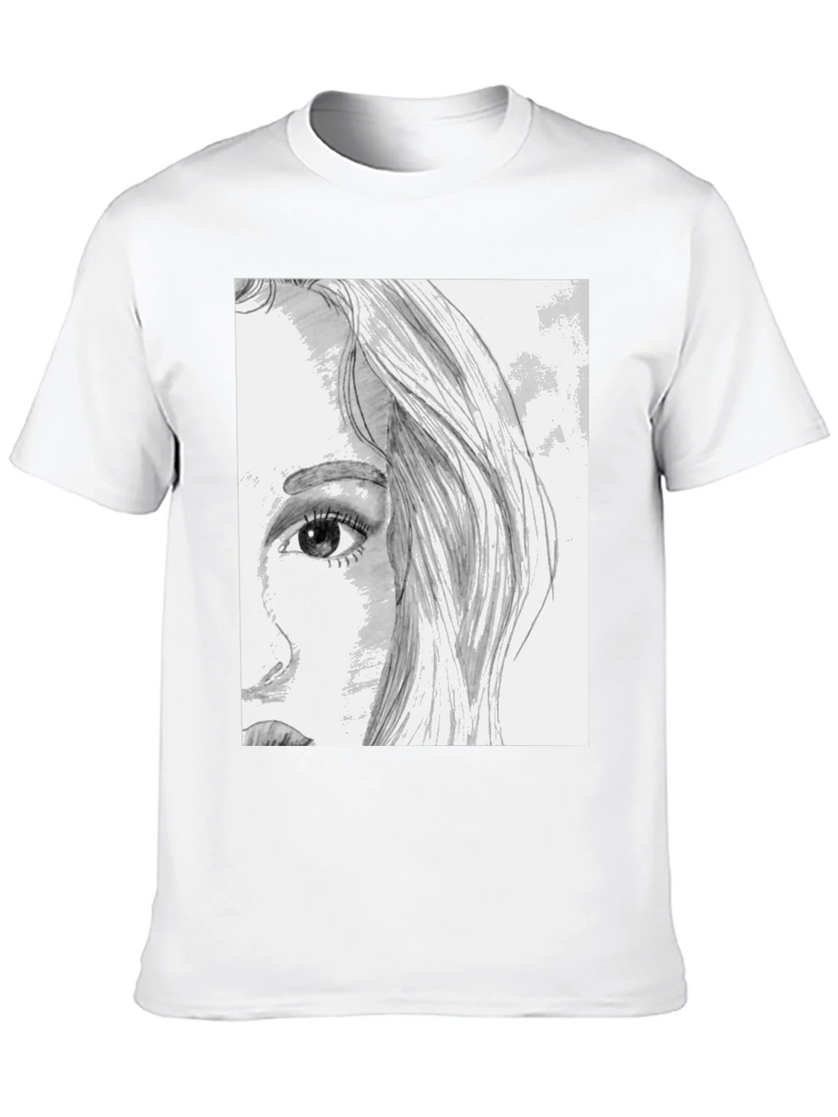 Artistic Portrait Graphic Tee - Unisex Black T-Shirt product image 9