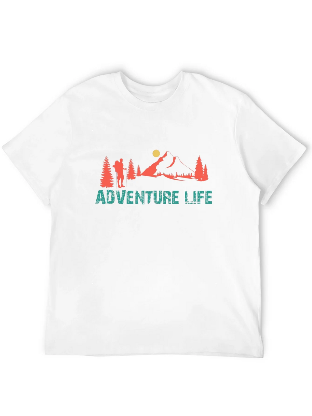 Adventure Life Graphic Tee - Mountain Hiker T-Shirt product image 4