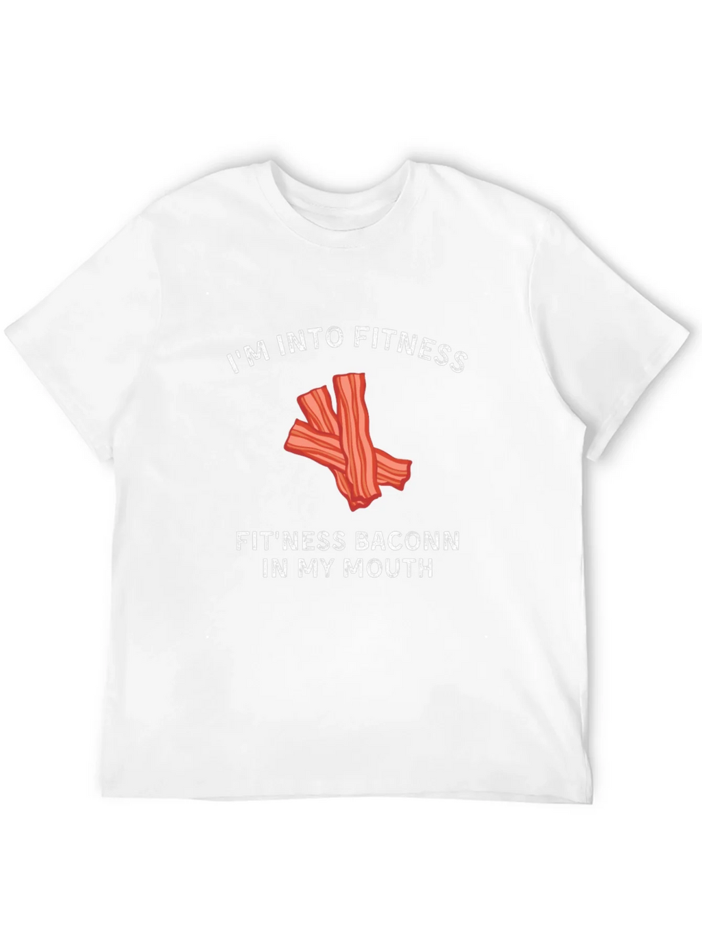 Funny Fitness Bacon Graphic T-Shirt product image 11