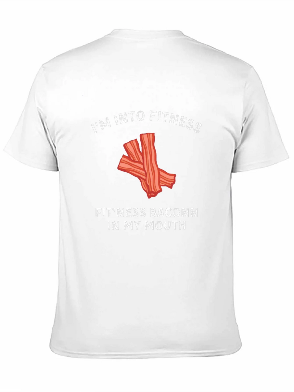 Funny Fitness Bacon Graphic T-Shirt product image 10