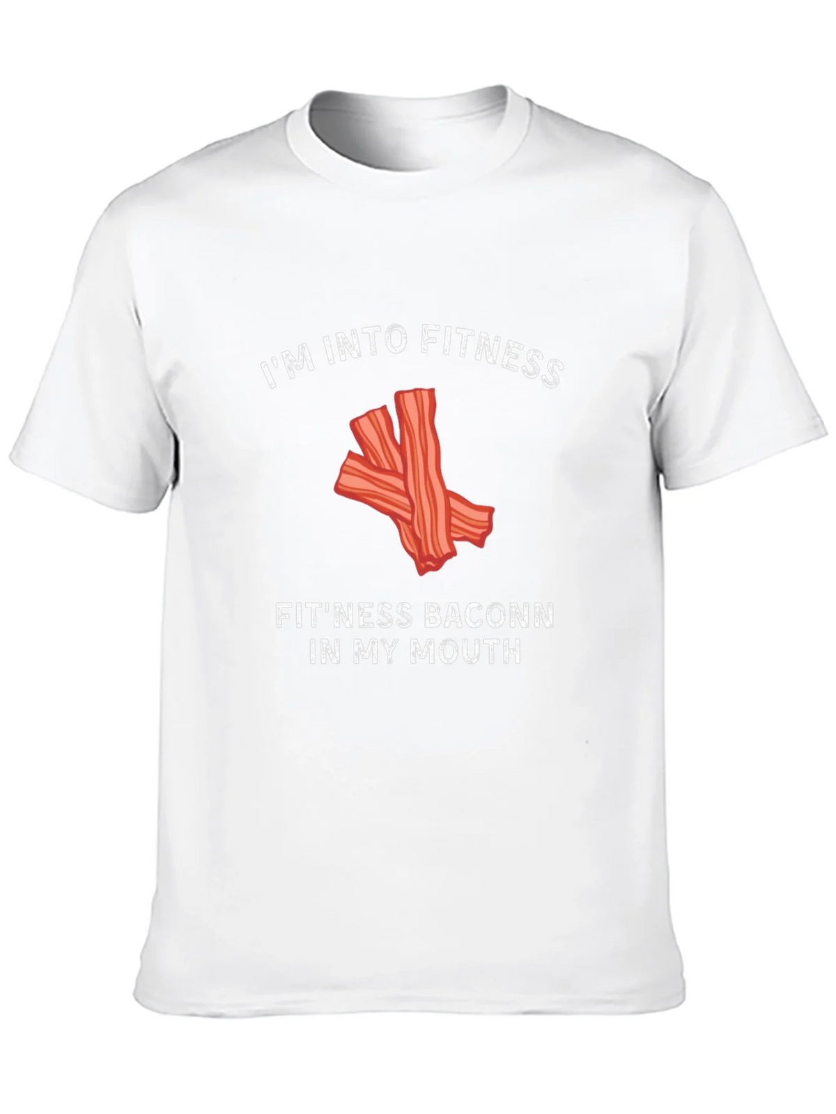 Funny Fitness Bacon Graphic T-Shirt product image 9