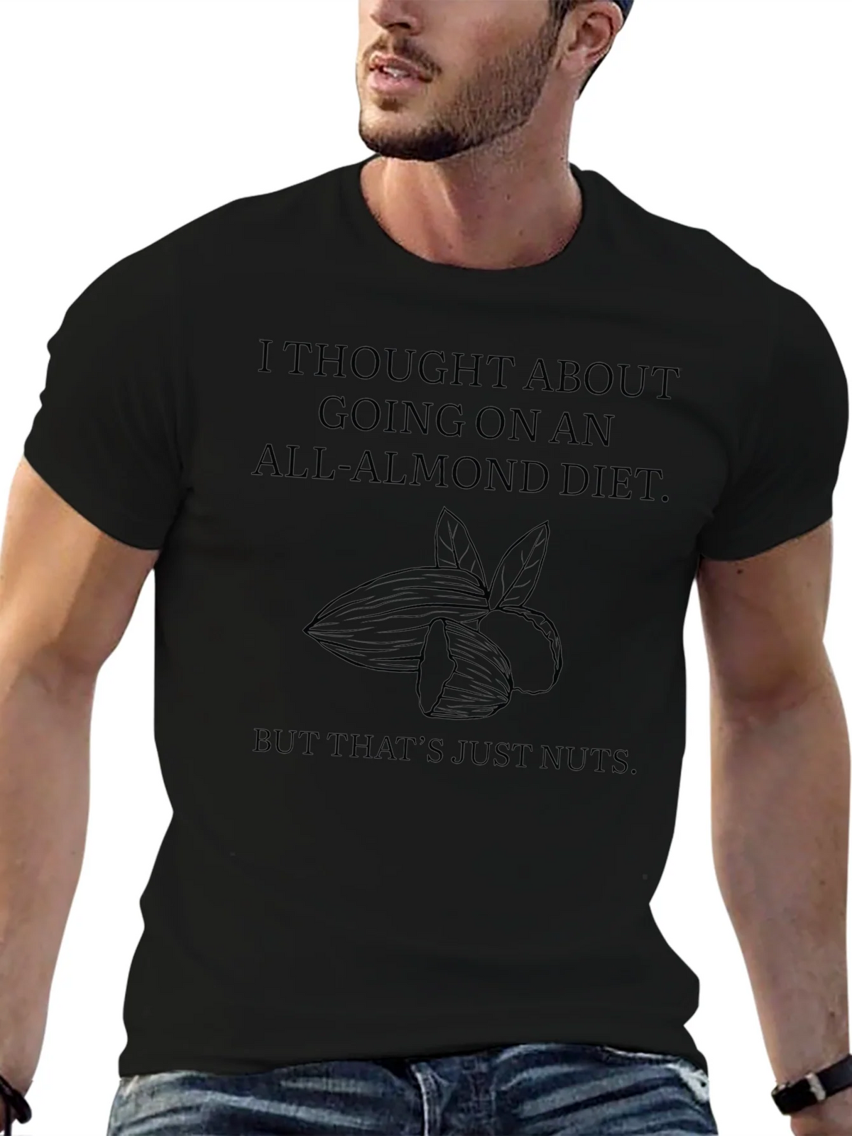 Funny All-Almond Diet T-Shirt product image 3