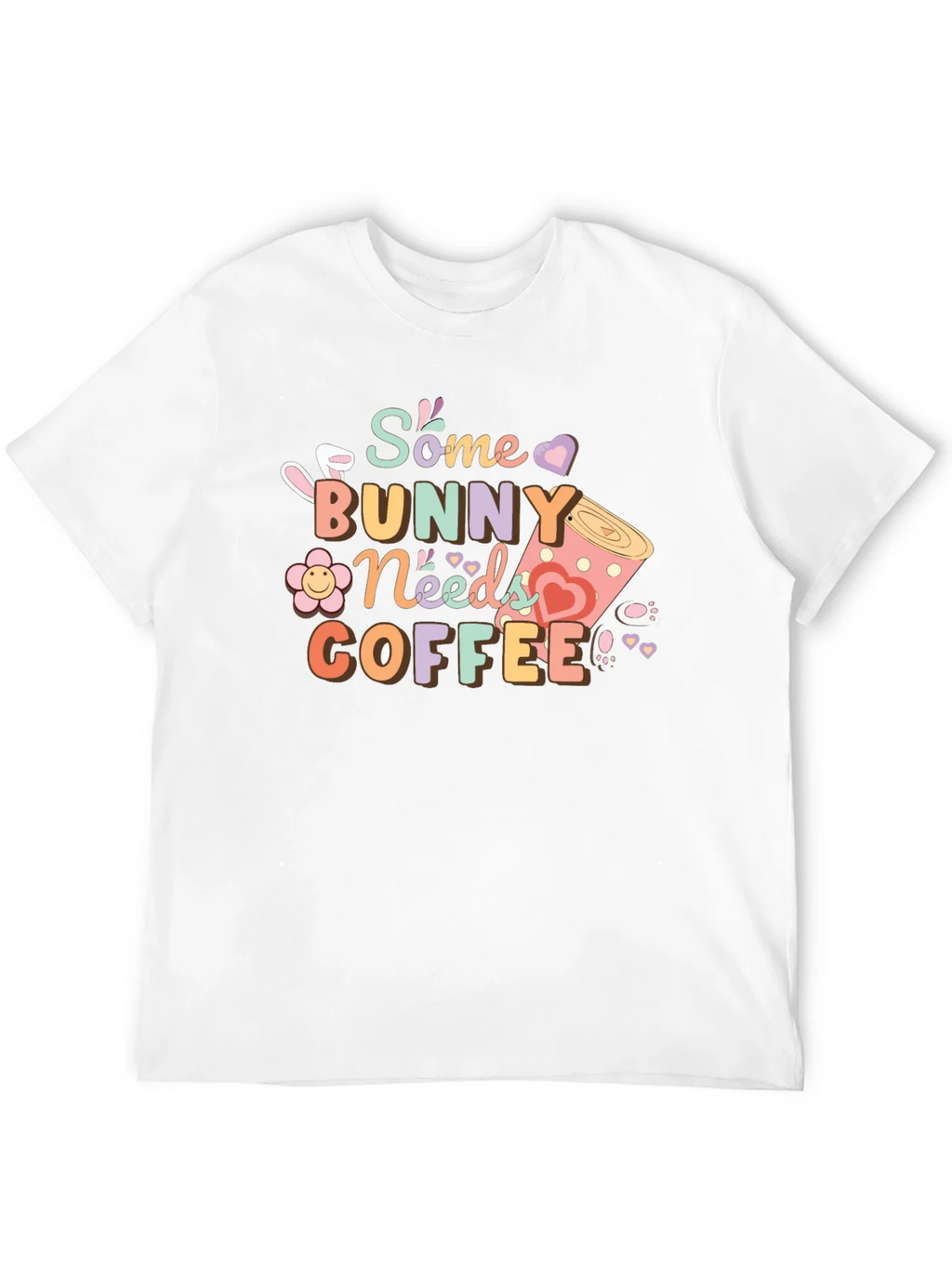 Some Bunny Needs Coffee T-Shirt - Black product image 2