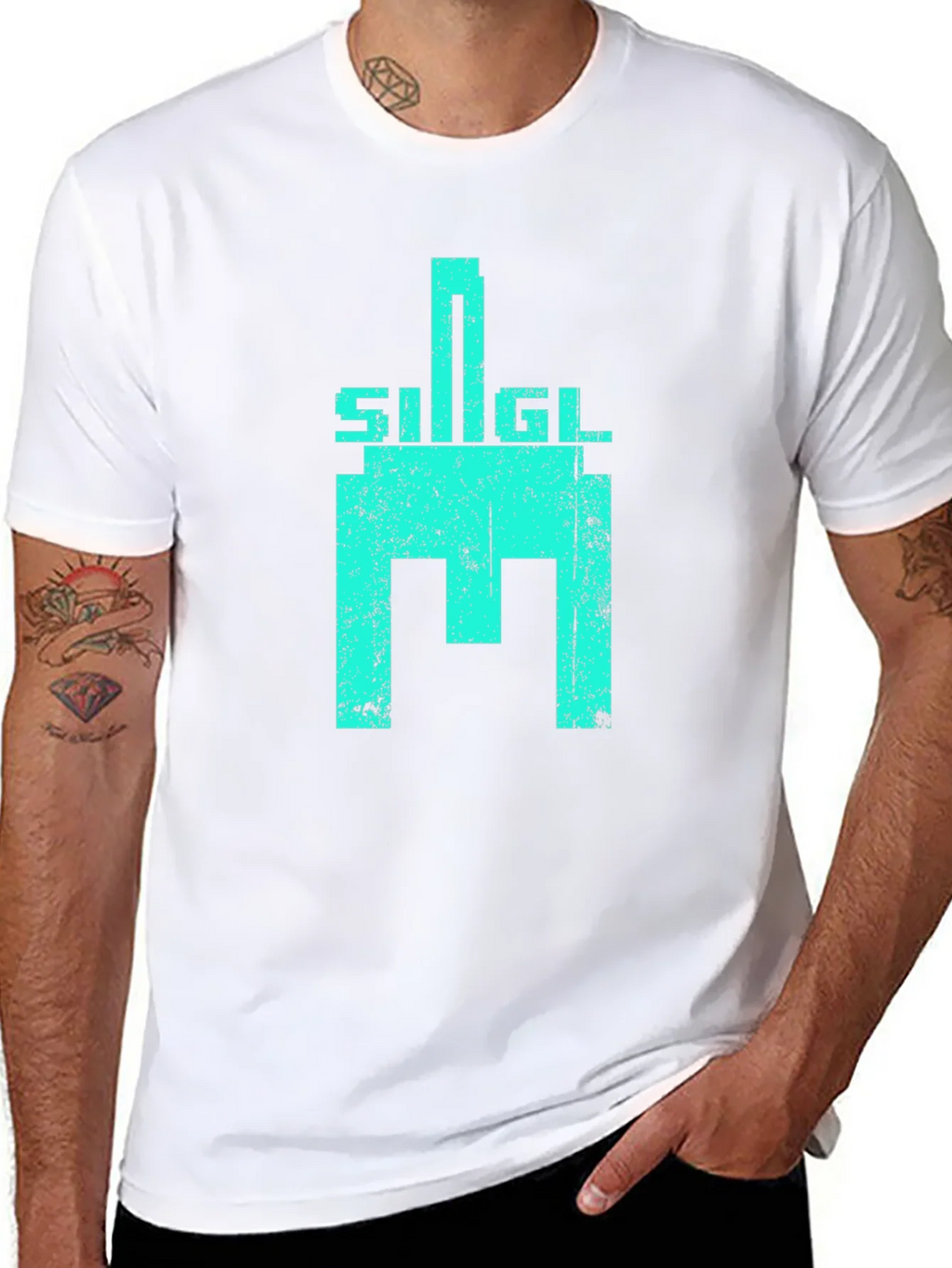 Retro SIGL Graphic T-Shirt - Distressed Print product image 7