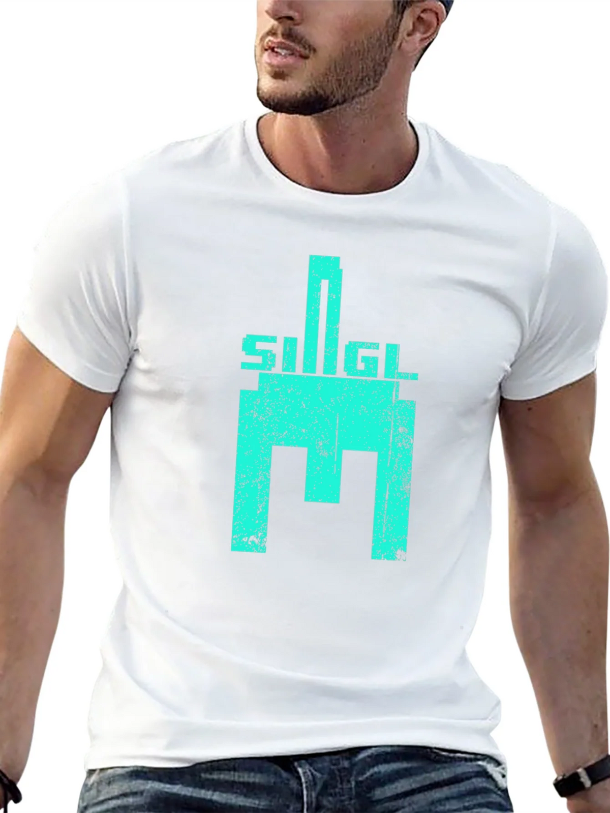 Retro SIGL Graphic T-Shirt - Distressed Print product image 12