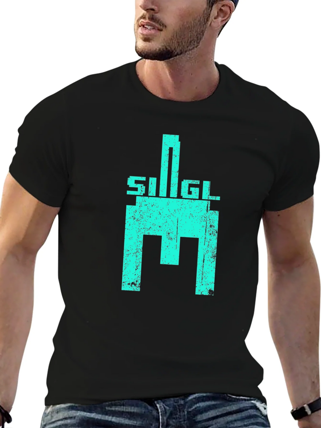 Retro SIGL Graphic T-Shirt - Distressed Print product image 6