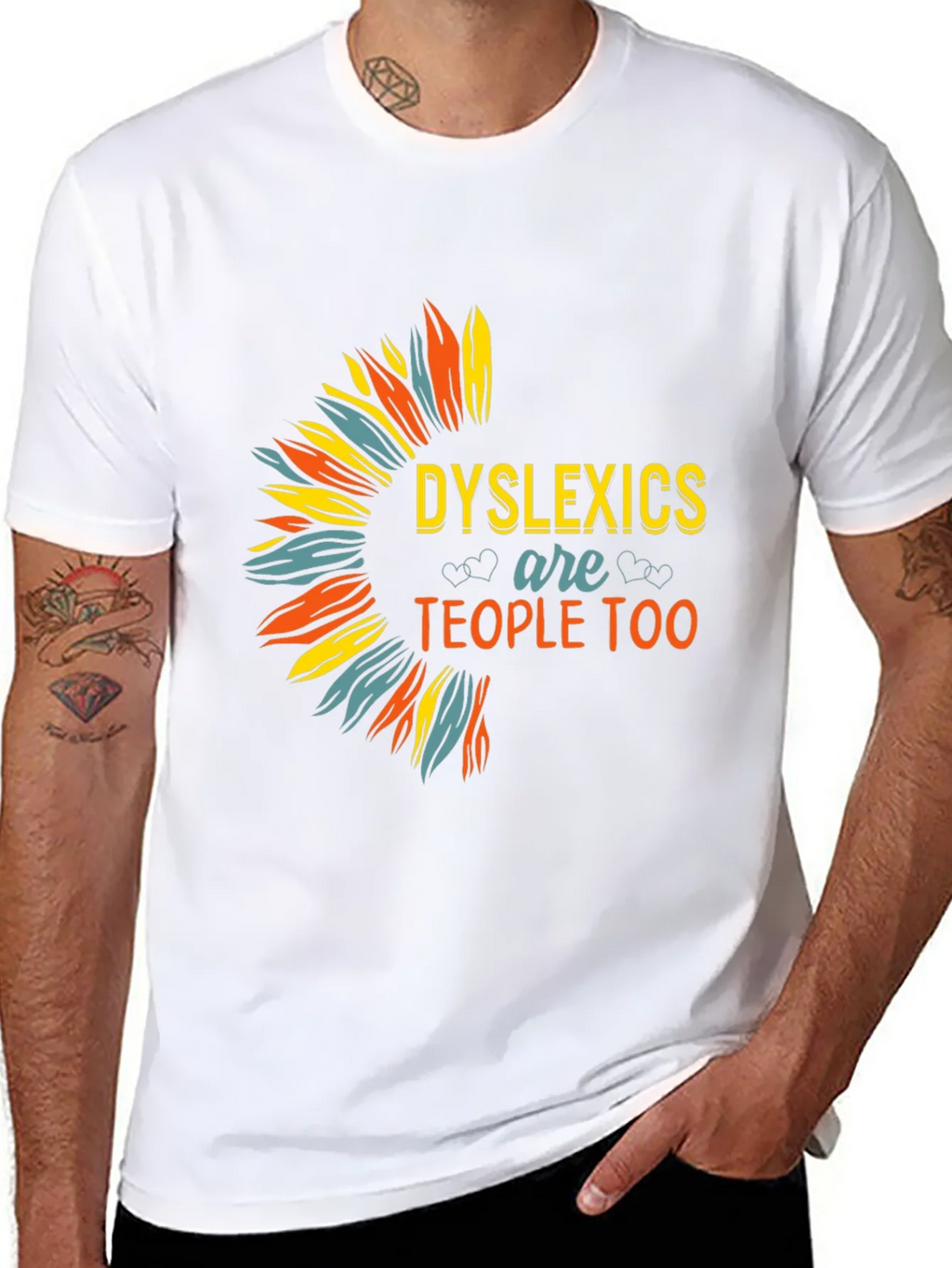 Dyslexics are People Too T-Shirt product image 7