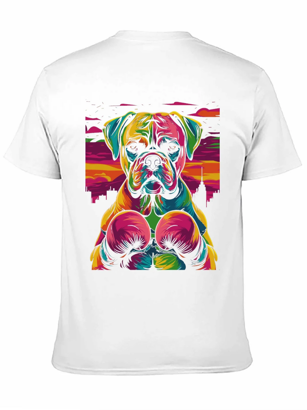 Boxer Dog Graphic Tee - Colorful Unique Design product image 10