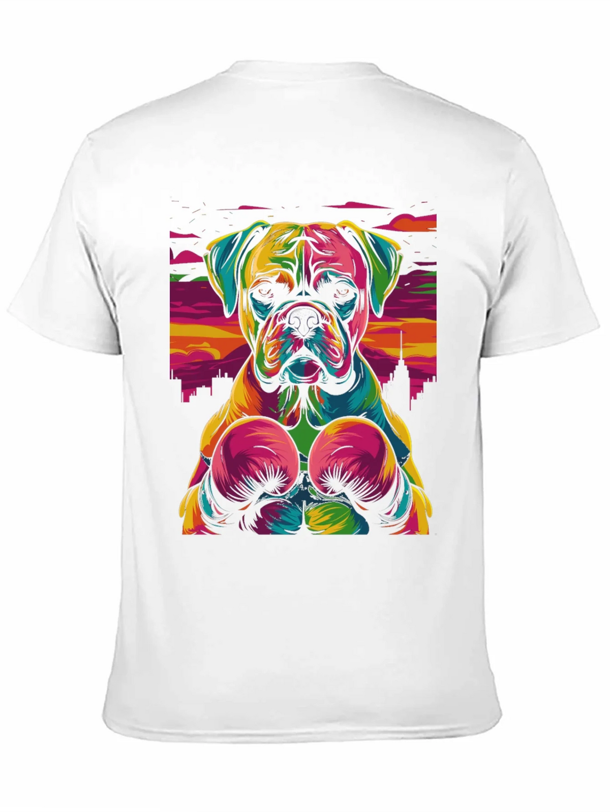 Boxer Dog Graphic Tee - Colorful Unique Design product image 10
