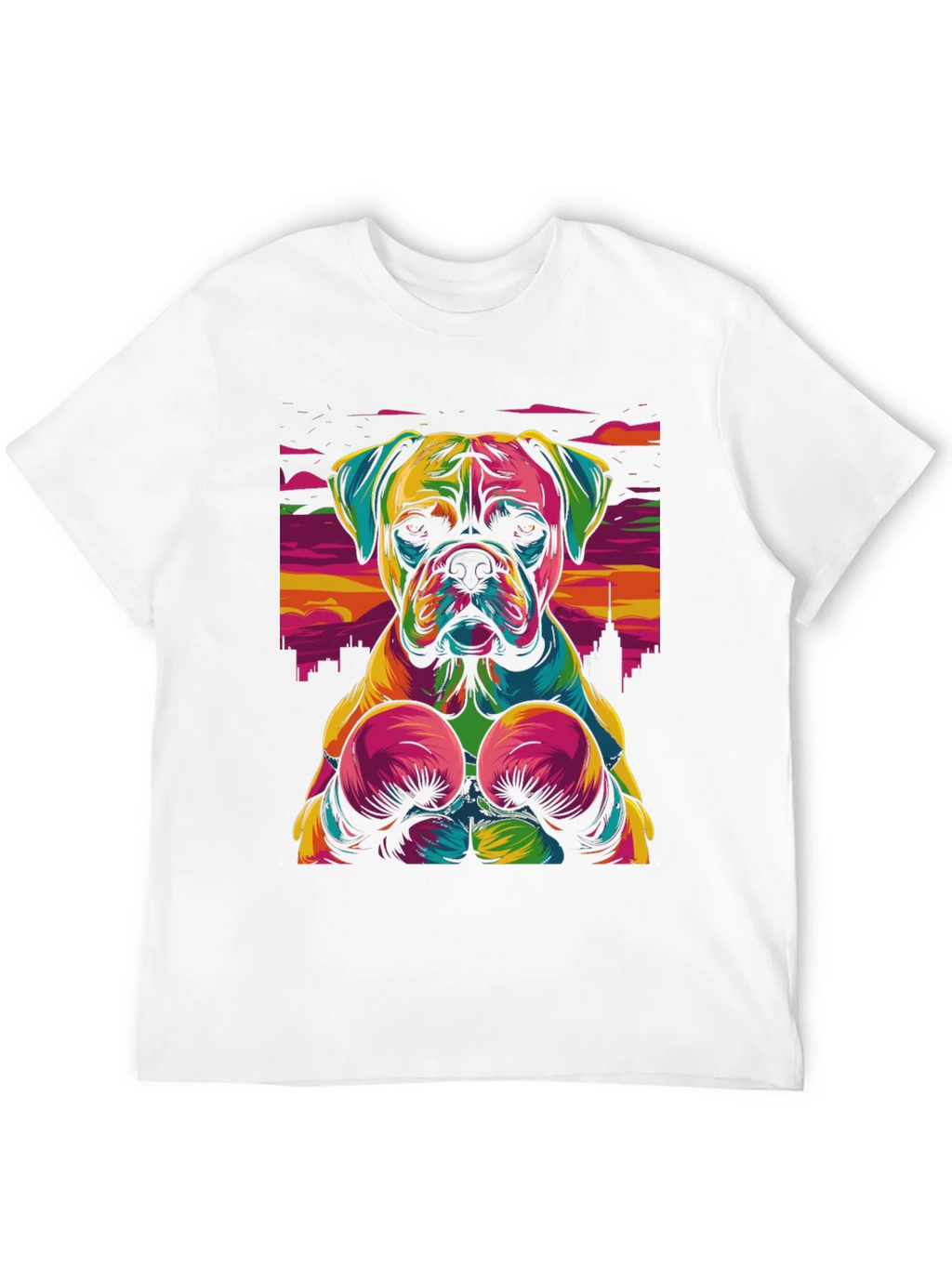Boxer Dog Graphic Tee - Colorful Unique Design product image 11