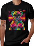 Boxer Dog Graphic Tee - Colorful Unique Design product image 1