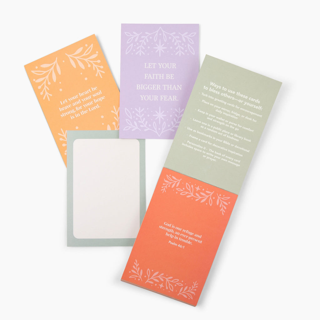 Love in Faith | Daily Faith Cards - Pocket-Sized Scripture & Encouragement Cards for Daily Devotional Use
