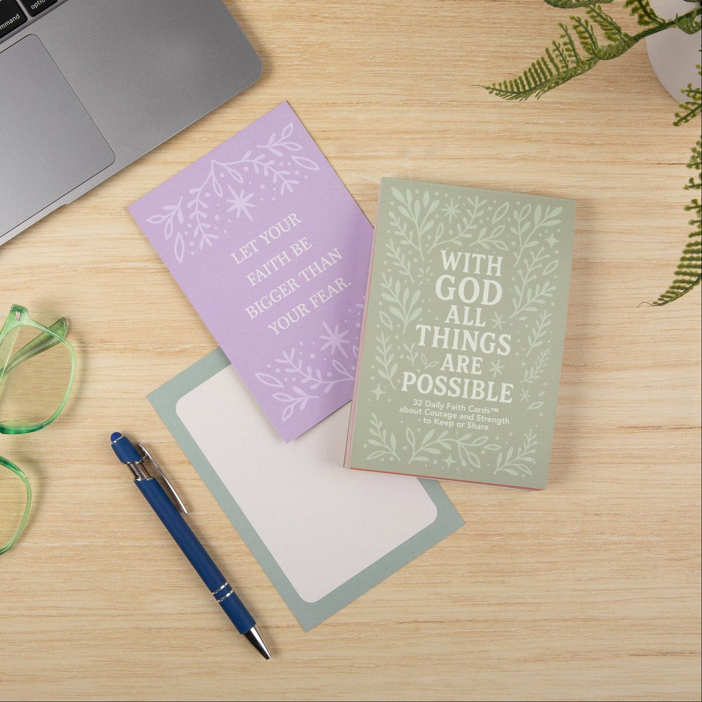 With God All Things are Possible Daily Faith Cards®