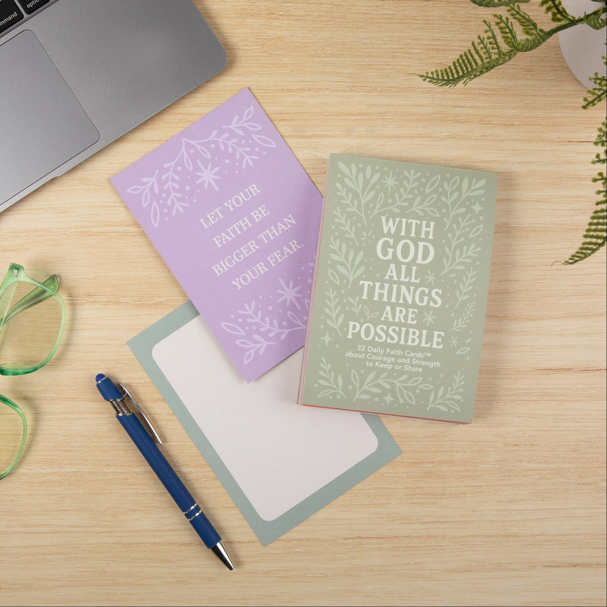With God All Things are Possible Daily Faith Cards®