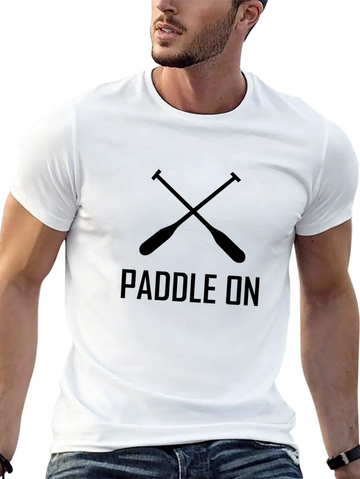 Paddle On Graphic Tee - Black product image 12