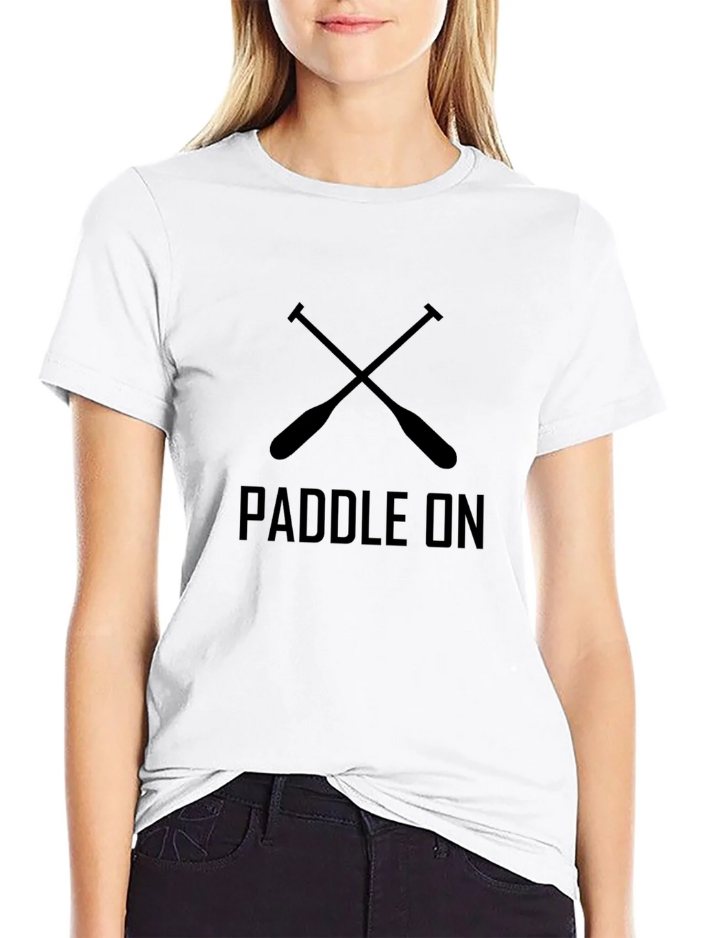 Paddle On Graphic Tee - Black product image 8
