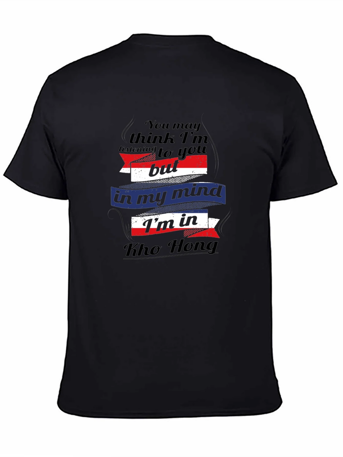 Kho Hong Mind Black Graphic Tee product image 1