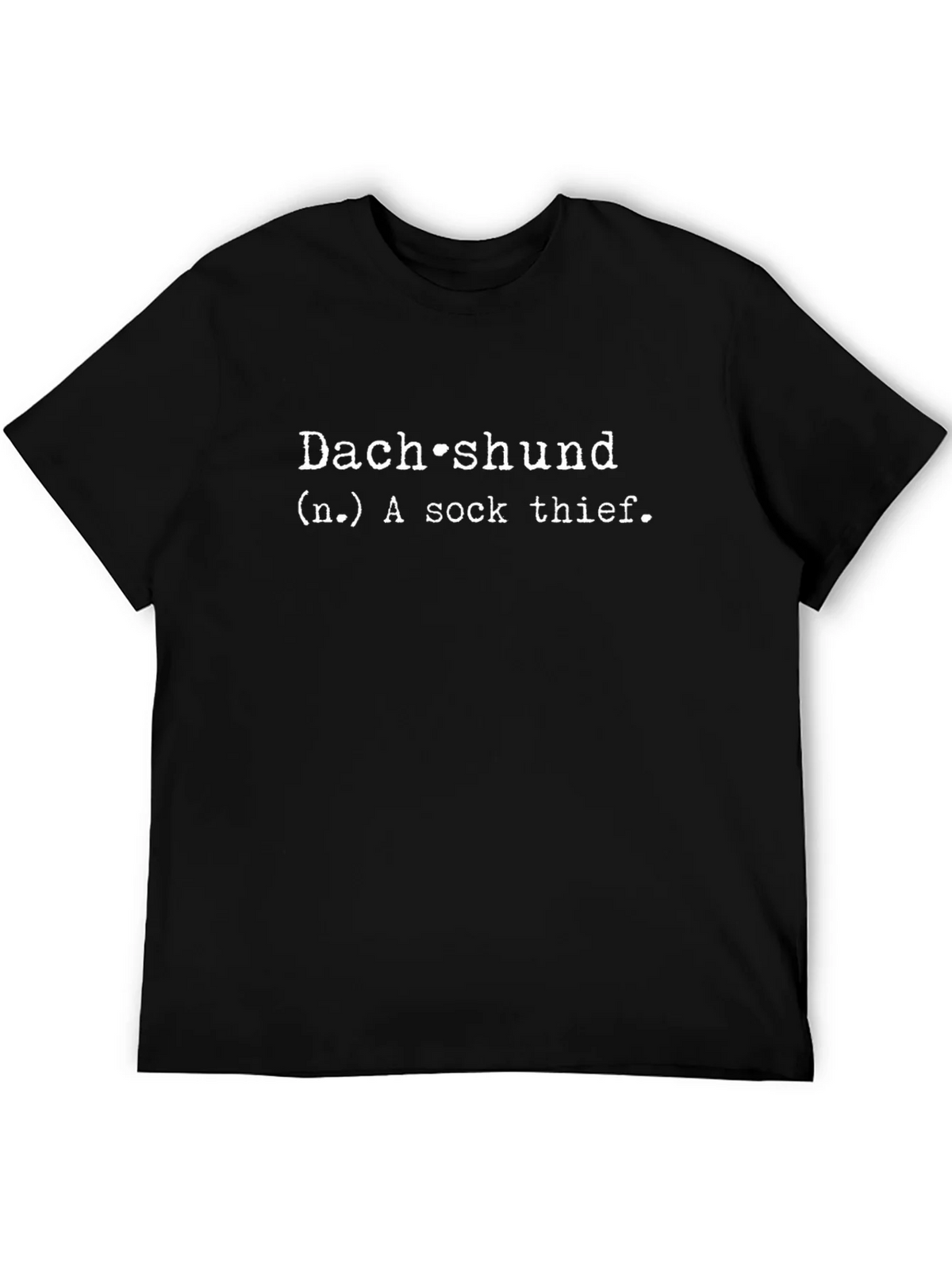 Dachshund Sock Thief T-Shirt - Funny Dog Lover Tee