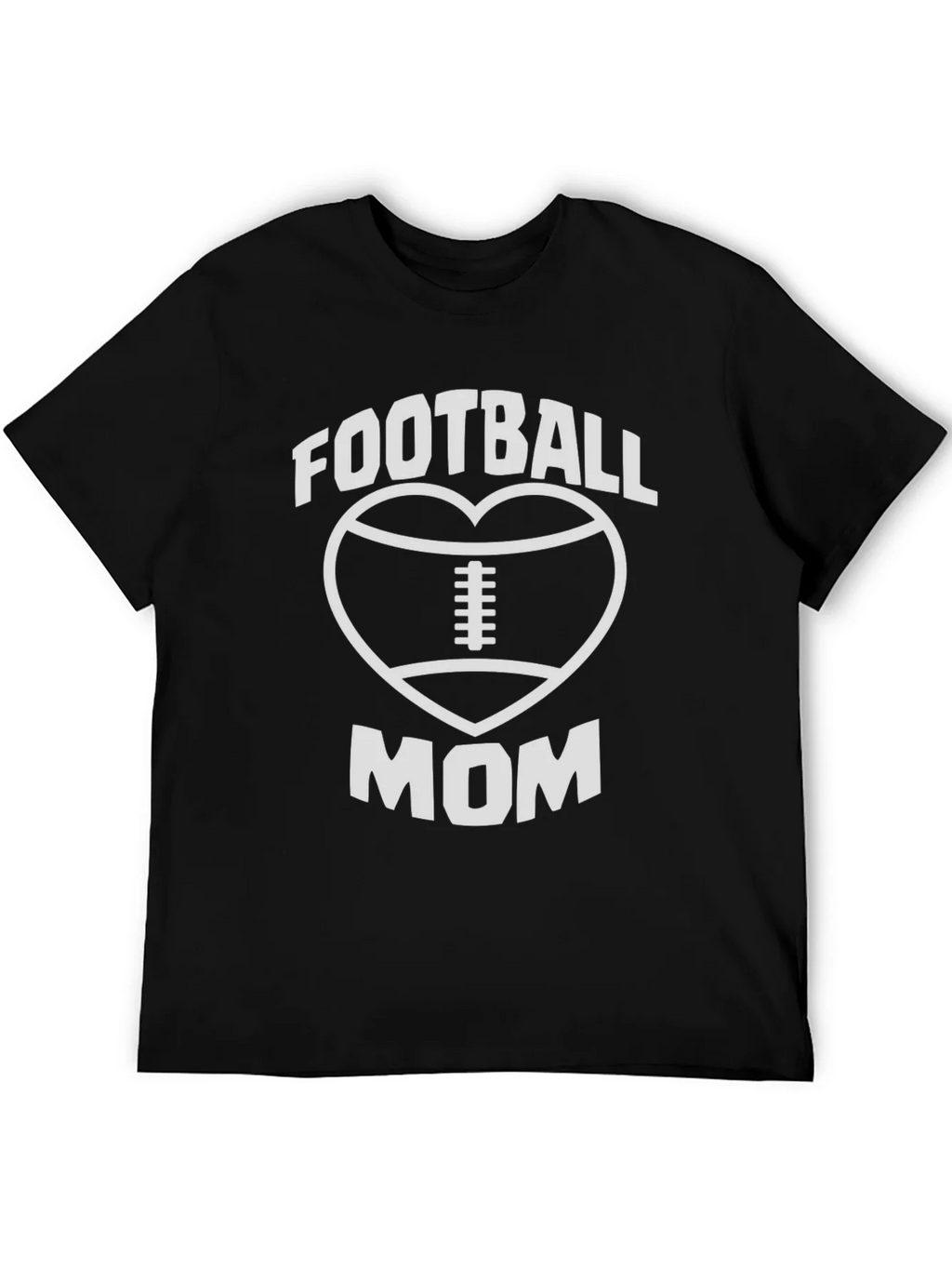 Football Mom T-Shirt - Heart Graphic Tee product image 5