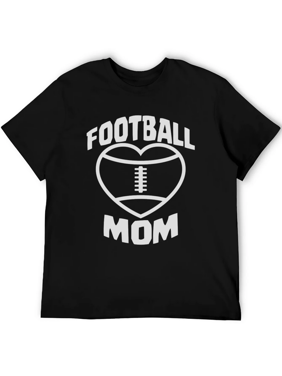 Football Mom T-Shirt - Heart Graphic Tee product image 5