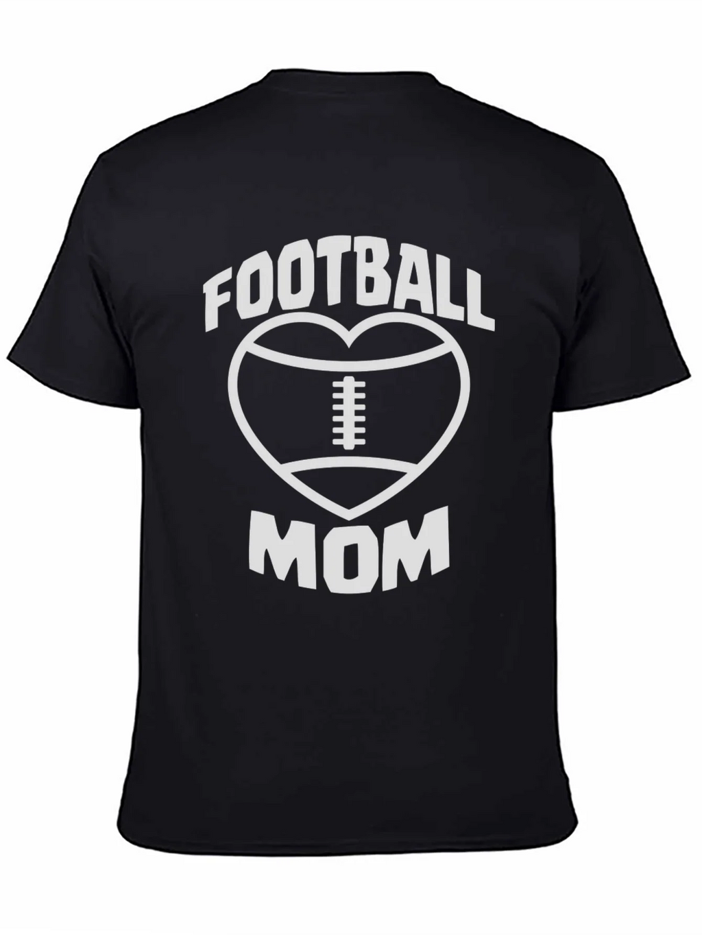 Football Mom T-Shirt - Heart Graphic Tee product image 4