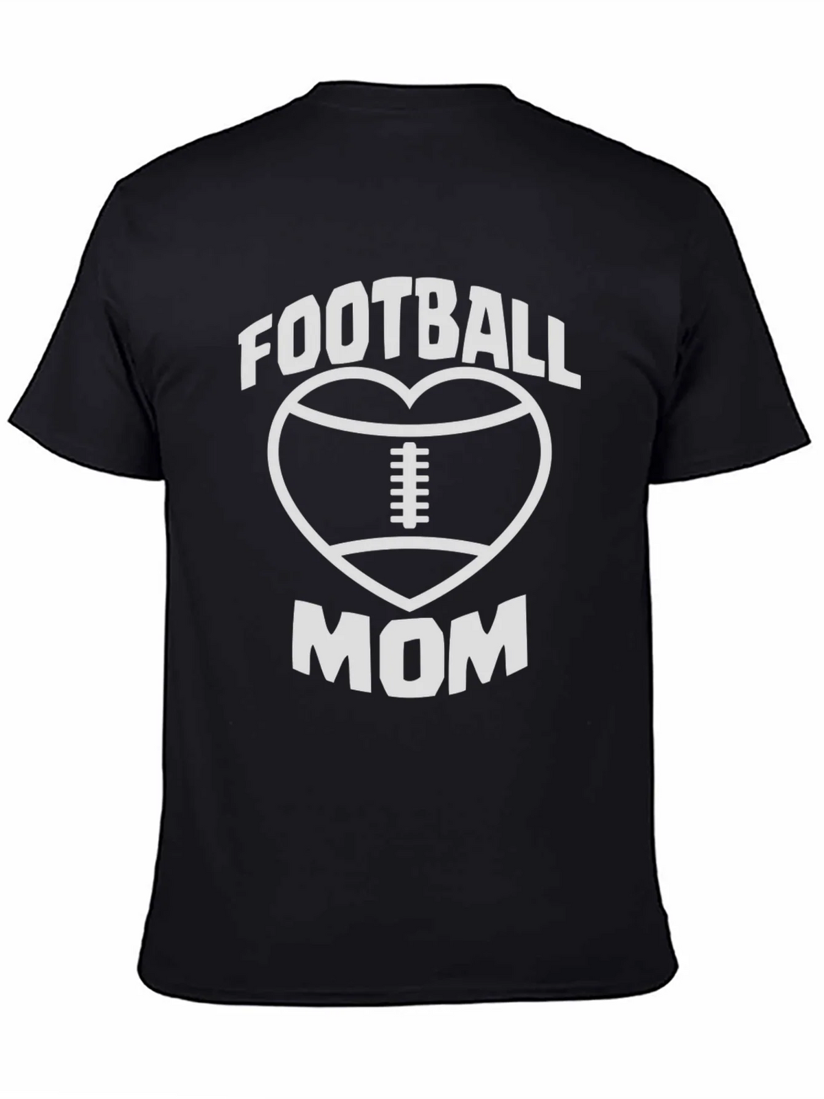Football Mom T-Shirt - Heart Graphic Tee product image 4