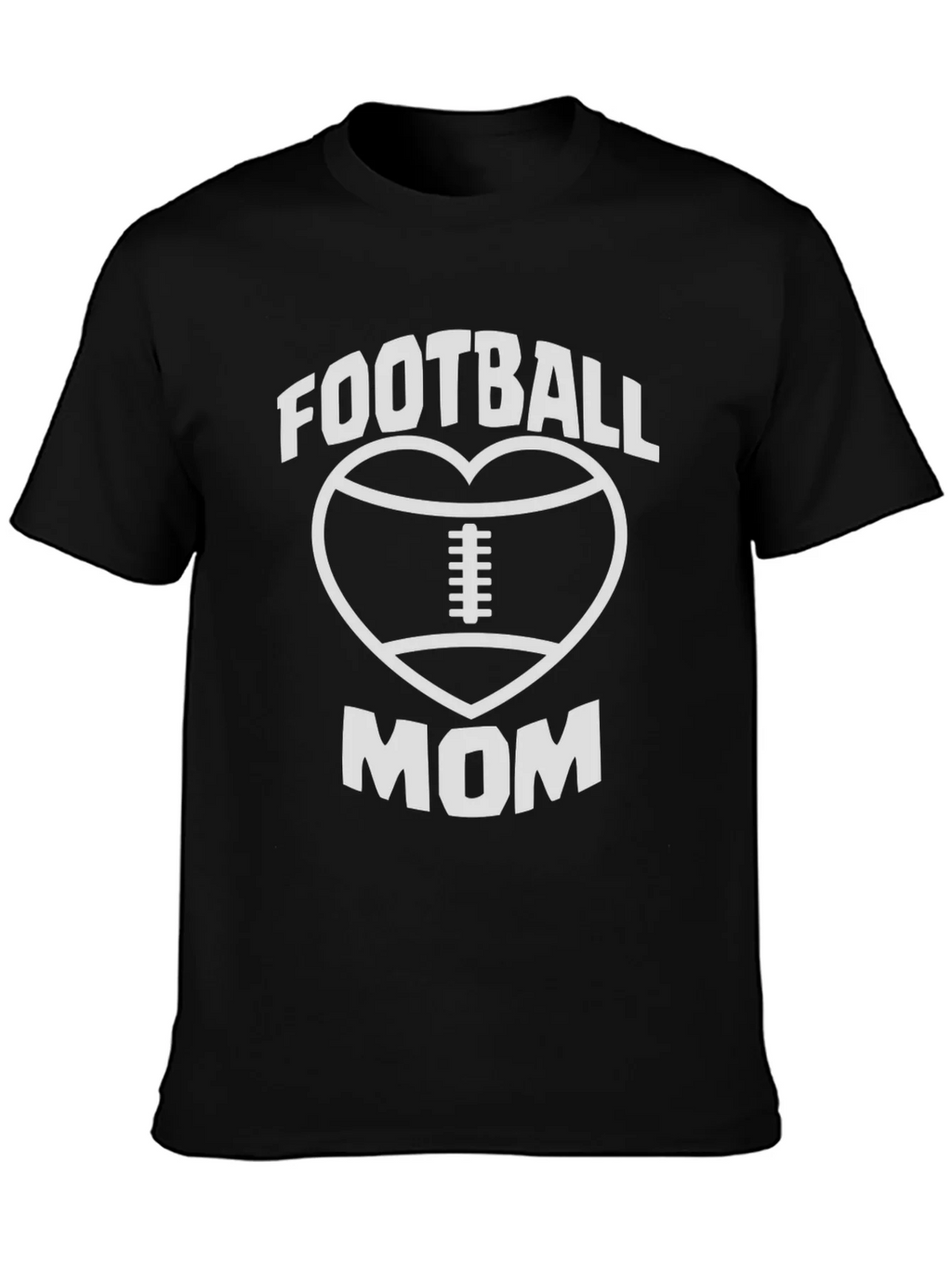 Football Mom T-Shirt - Heart Graphic Tee product image 3