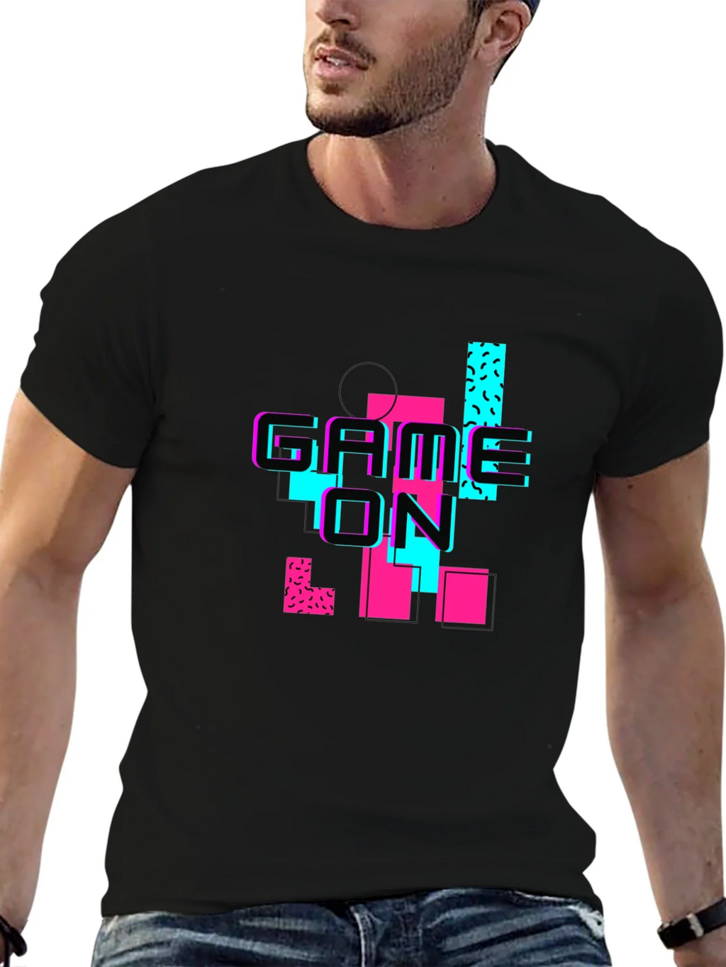 Game On T-Shirt - Retro 80s Style product image 3