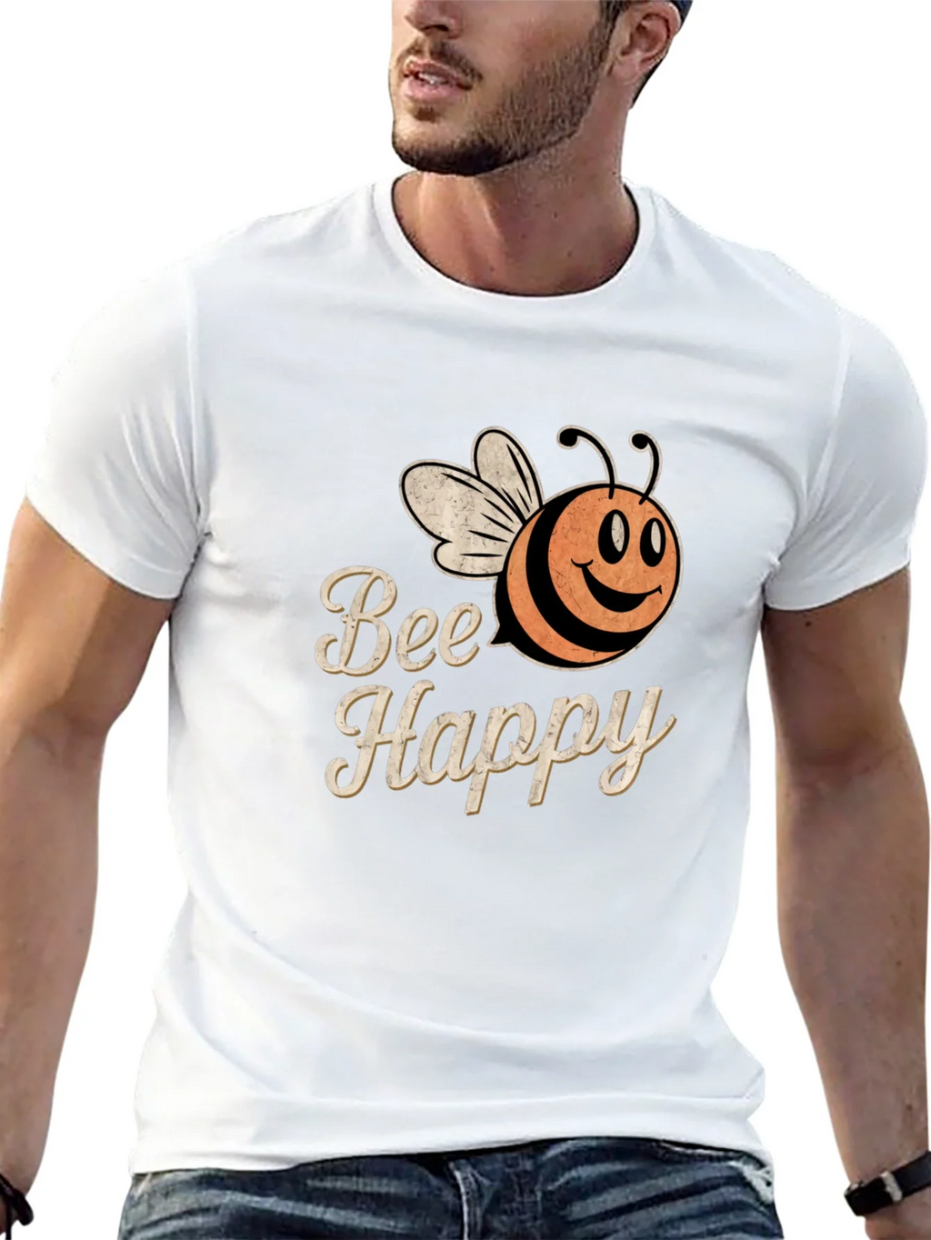 Bee Happy Graphic Tee - Unisex product image 6