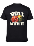Roll With It Graphic Tee - Fun Dice Design product image 1