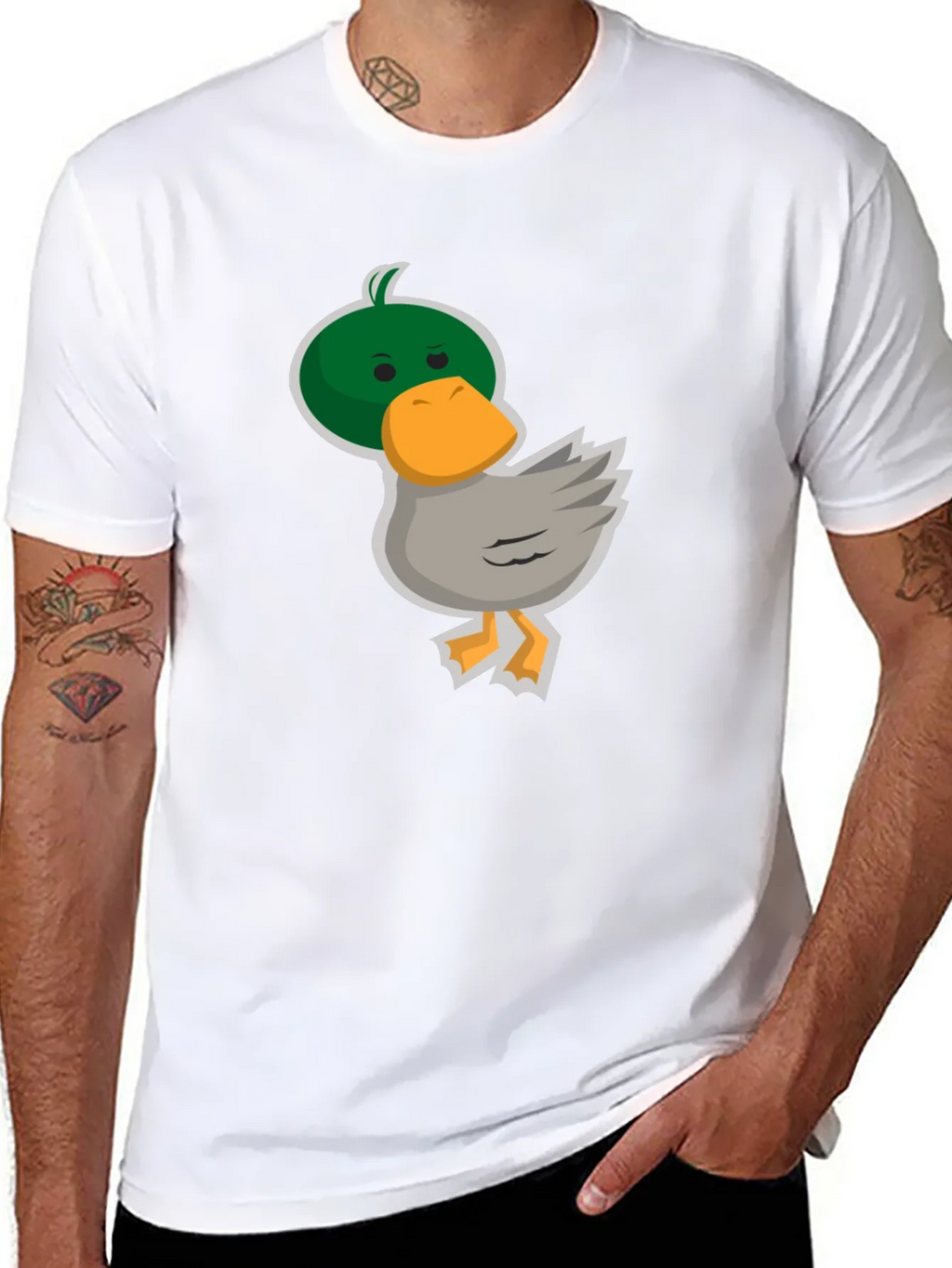 Cartoon Duck Graphic Tee product image 3