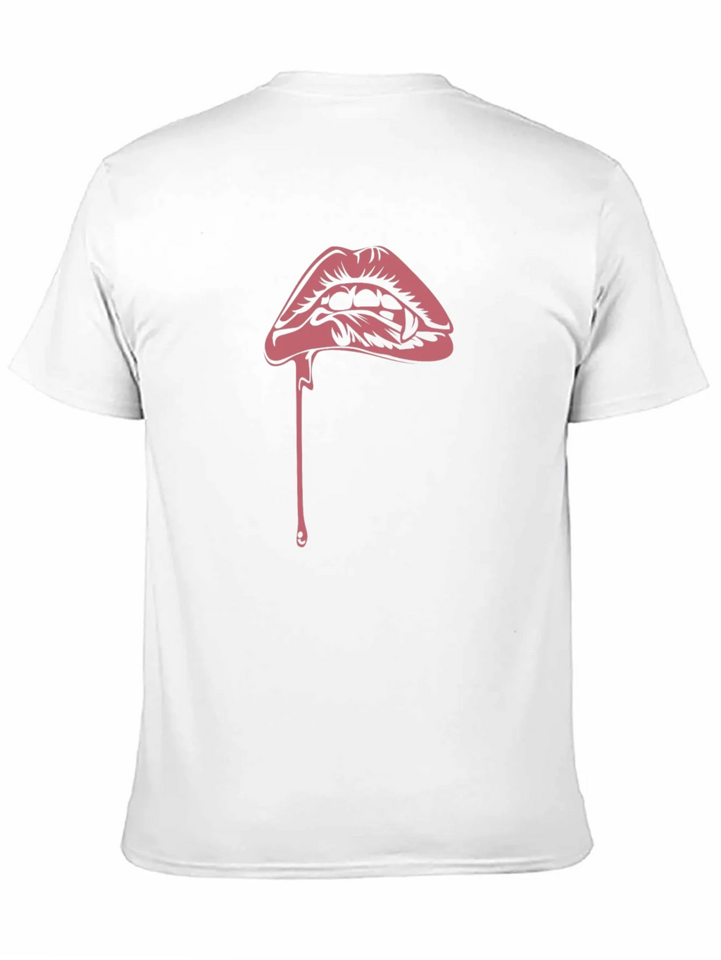 Vampire Kiss Graphic Tee - Black Cotton T-Shirt product image 6