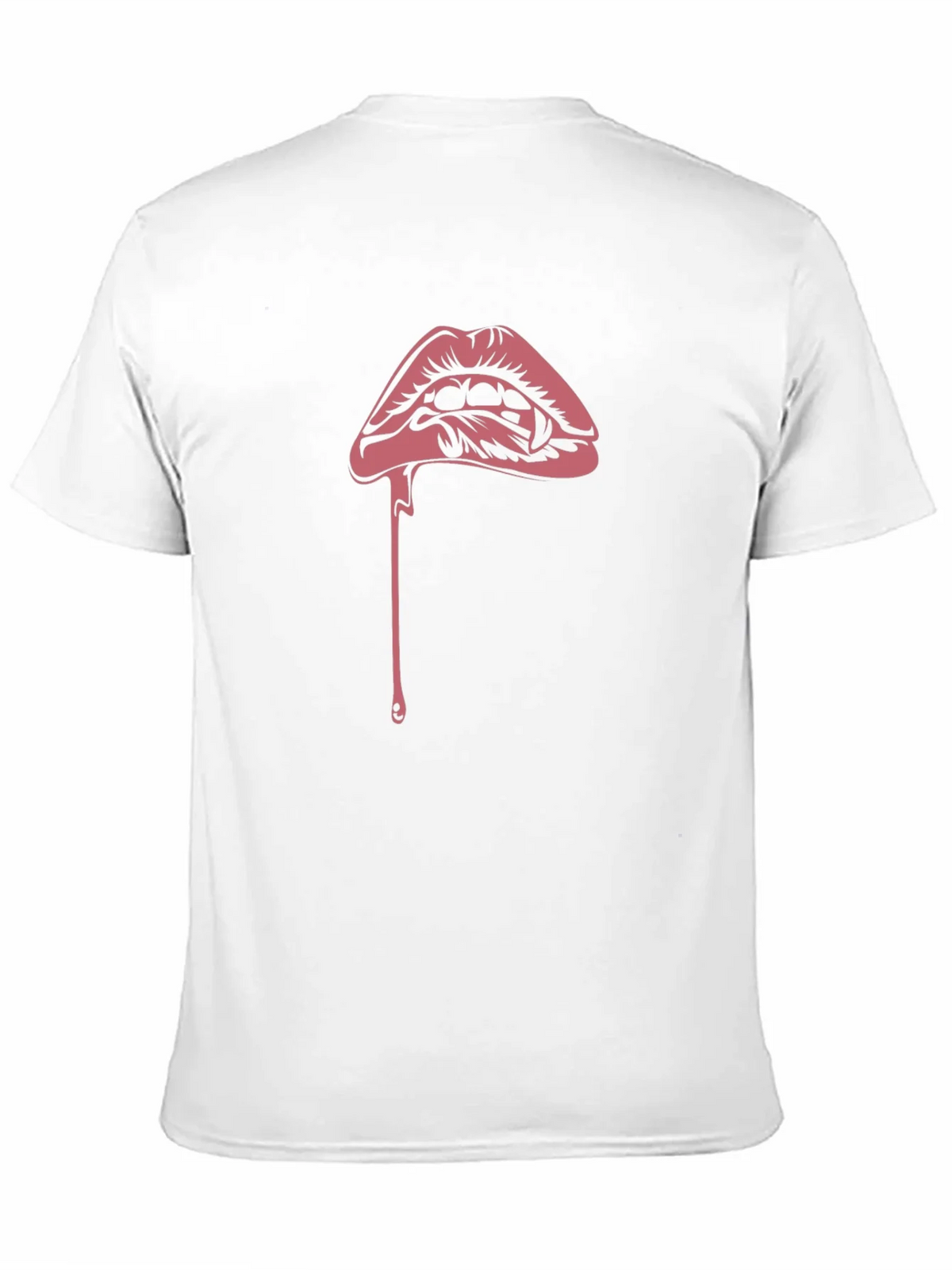 Vampire Kiss Graphic Tee - Black Cotton T-Shirt product image 6