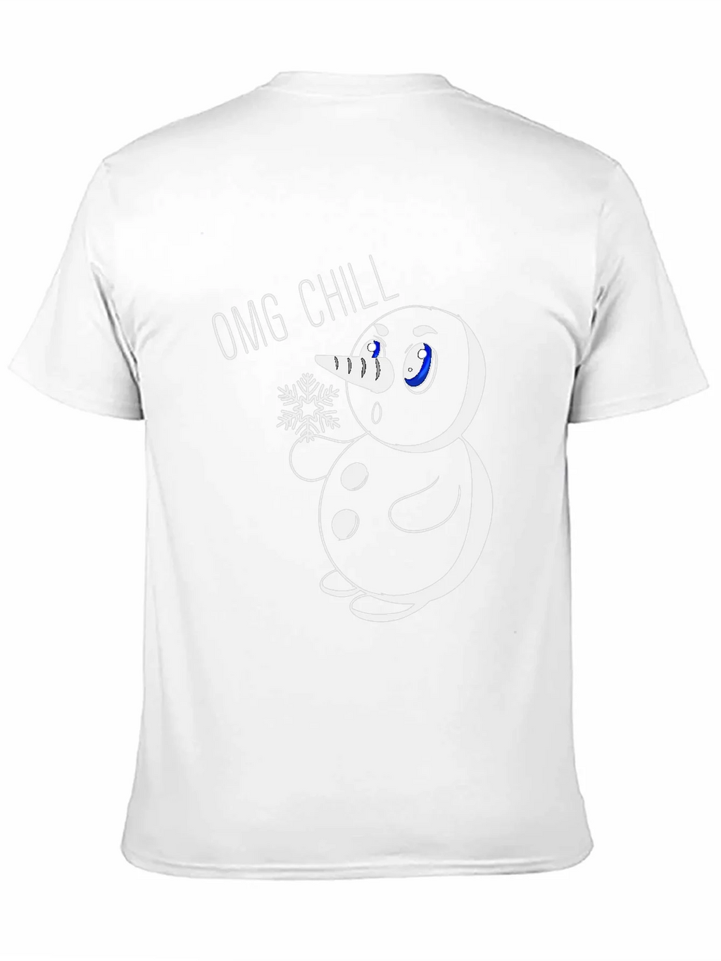 OMG Chill Snowman Graphic Tee - Black product image 10