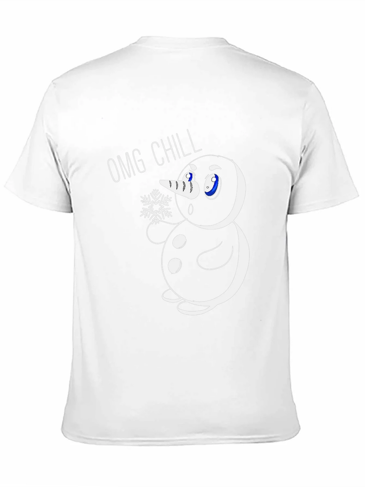 OMG Chill Snowman Graphic Tee - Black product image 10