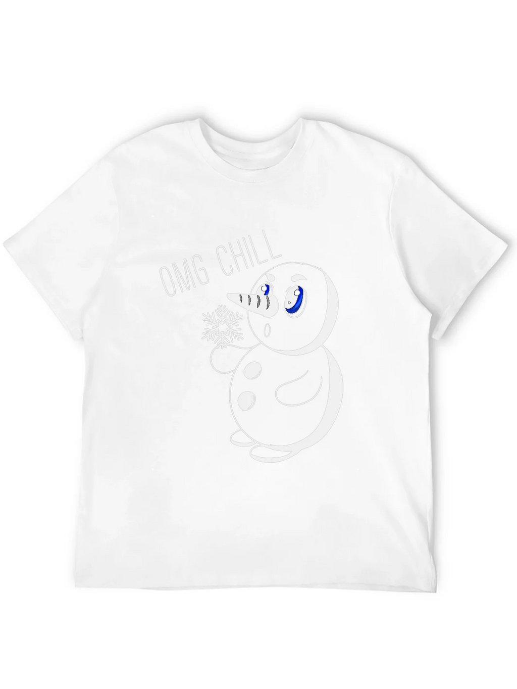 OMG Chill Snowman Graphic Tee - Black product image 11