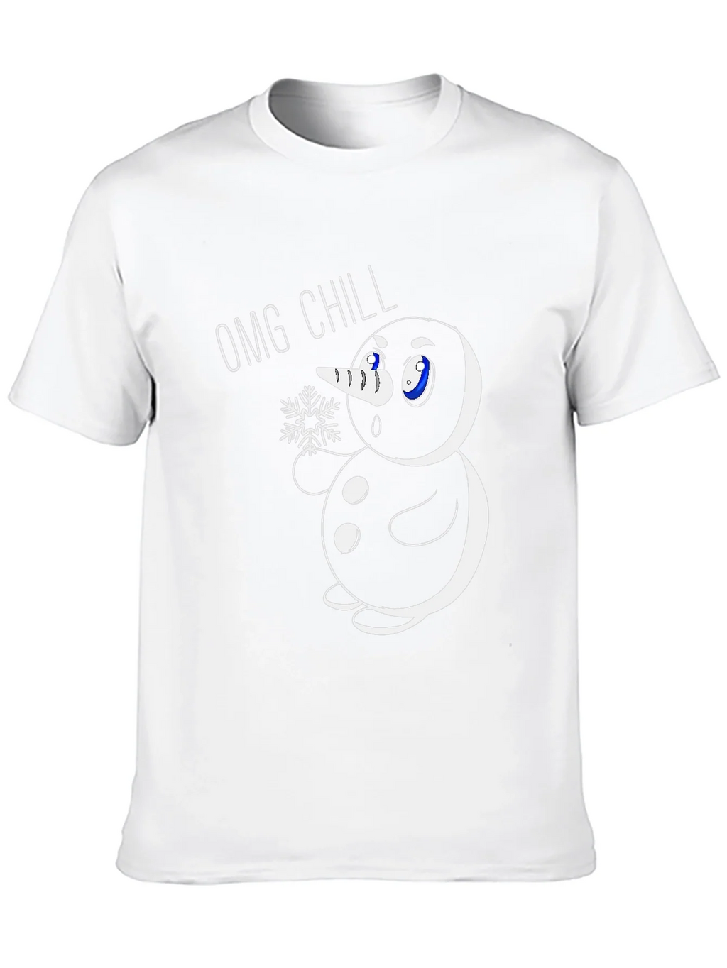 OMG Chill Snowman Graphic Tee - Black product image 9