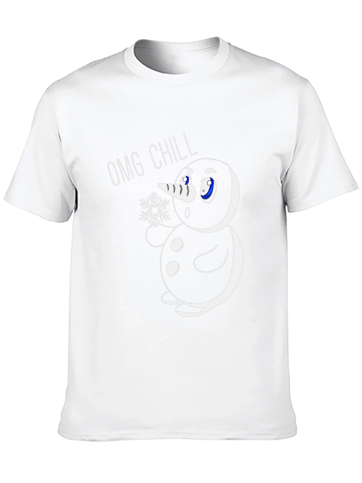 OMG Chill Snowman Graphic Tee - Black product image 9